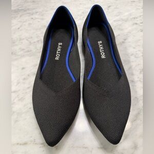 Rothy's Women's Black Point Toe Flats